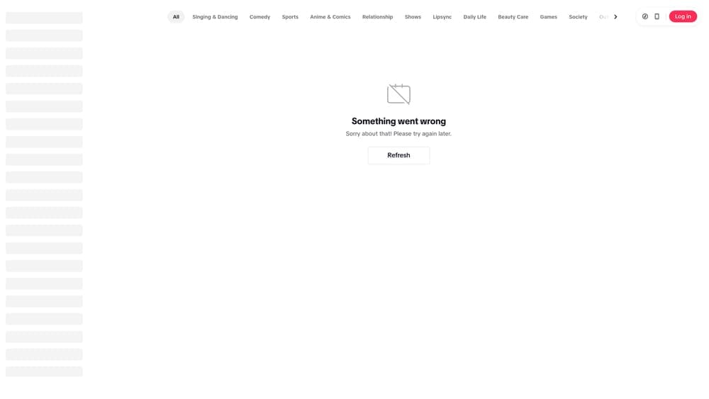 Screenshot of TikTok Ads website homepage